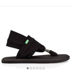 Black Women's Sanuk Sandals